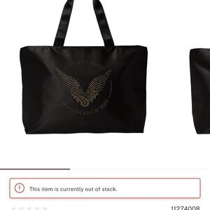 Victoria's Secret Black and Gold Tote